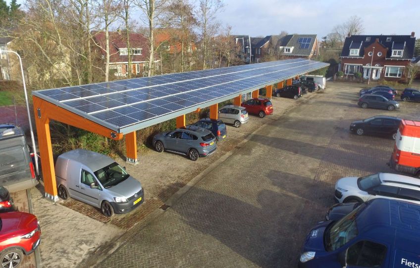 Leerproject Solar Carport aan de Emmalaan