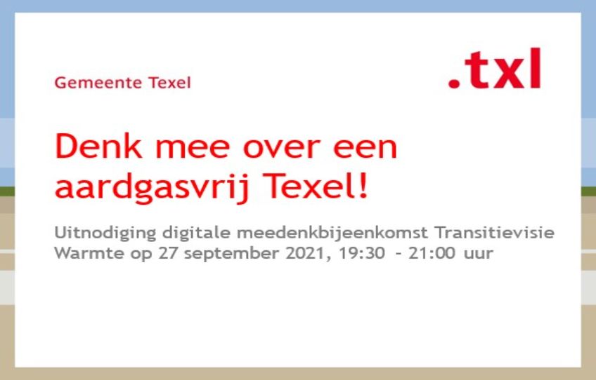 Denk mee over een aardgasvrij Texel